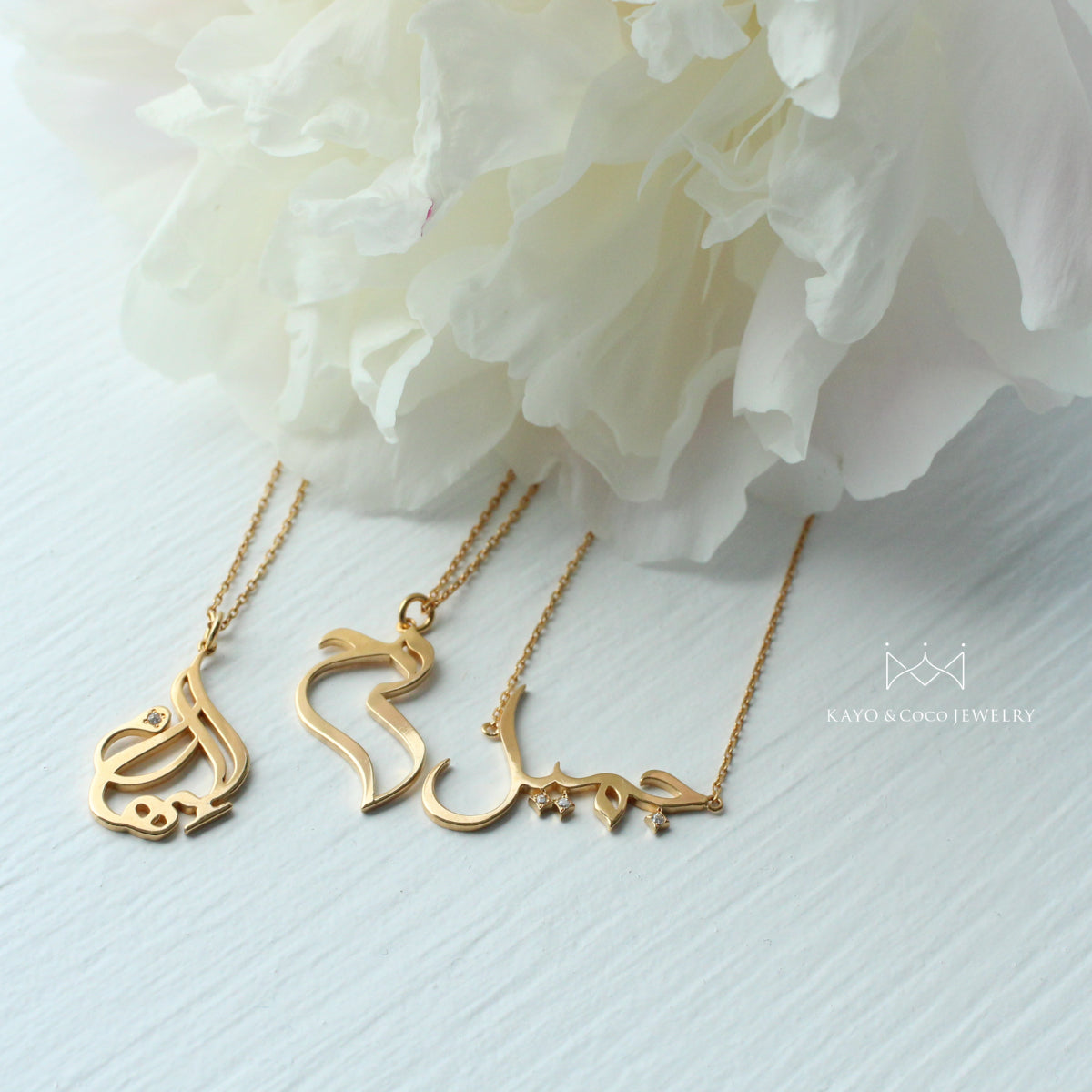 K18/K10 喜び・Joy (فرح) ネックレス