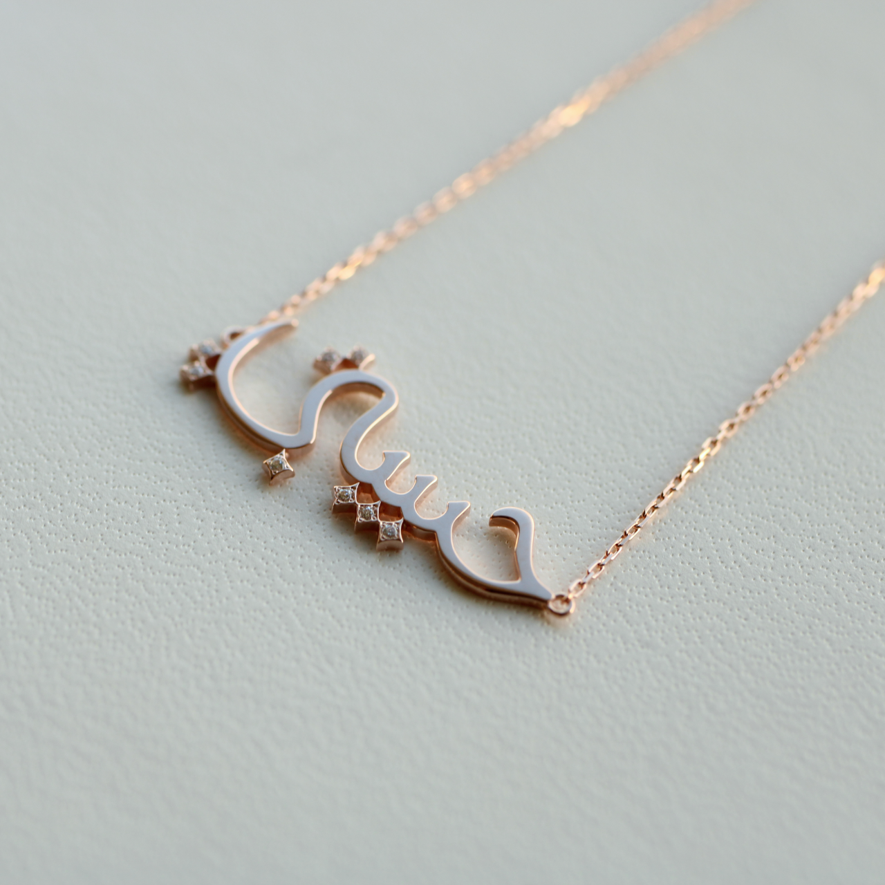 K18/K10  Habibty” Pure Love(ピュアラブ）Arabic Necklace