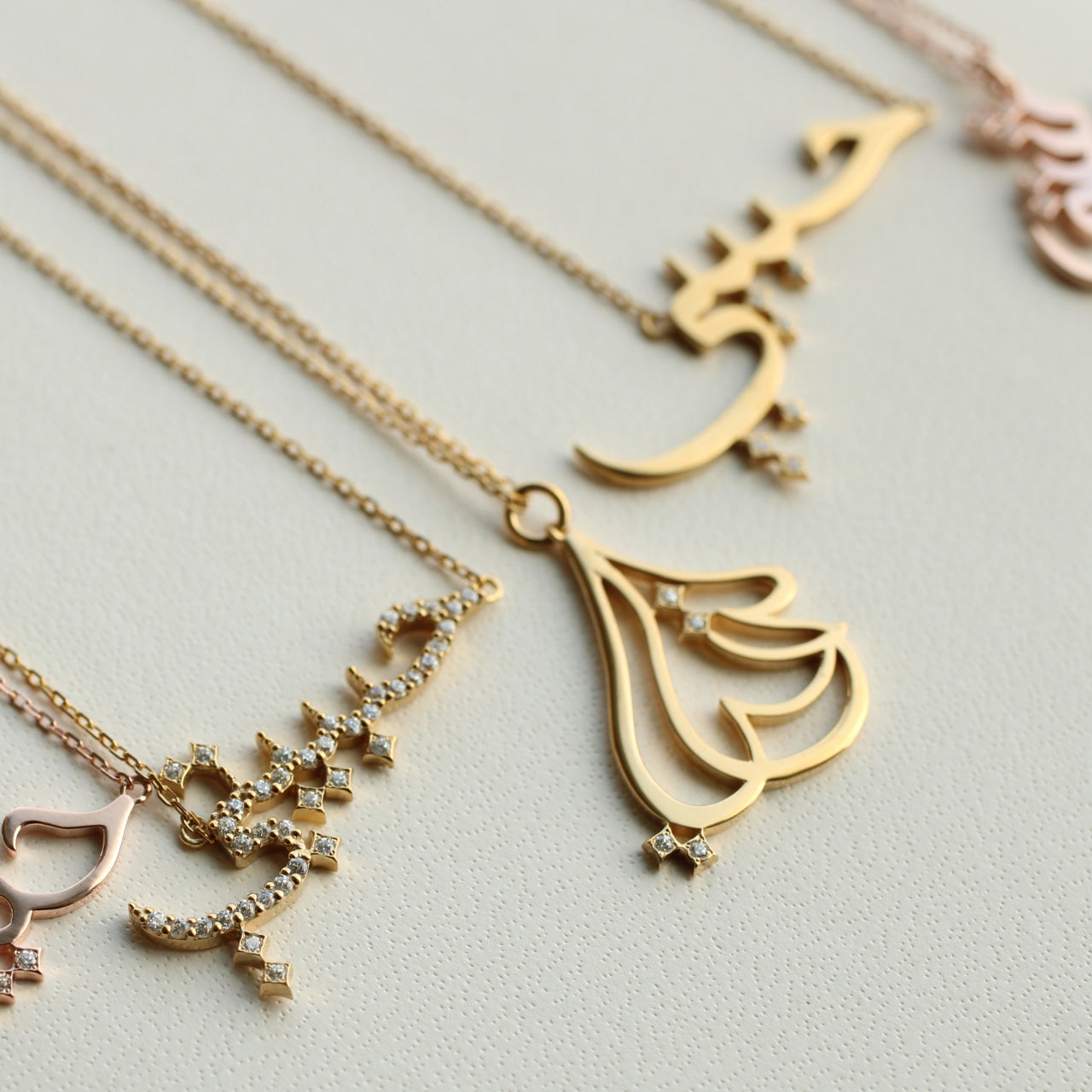 K18/K10 Arabic My Heart　（マイライフ）ネックレス
