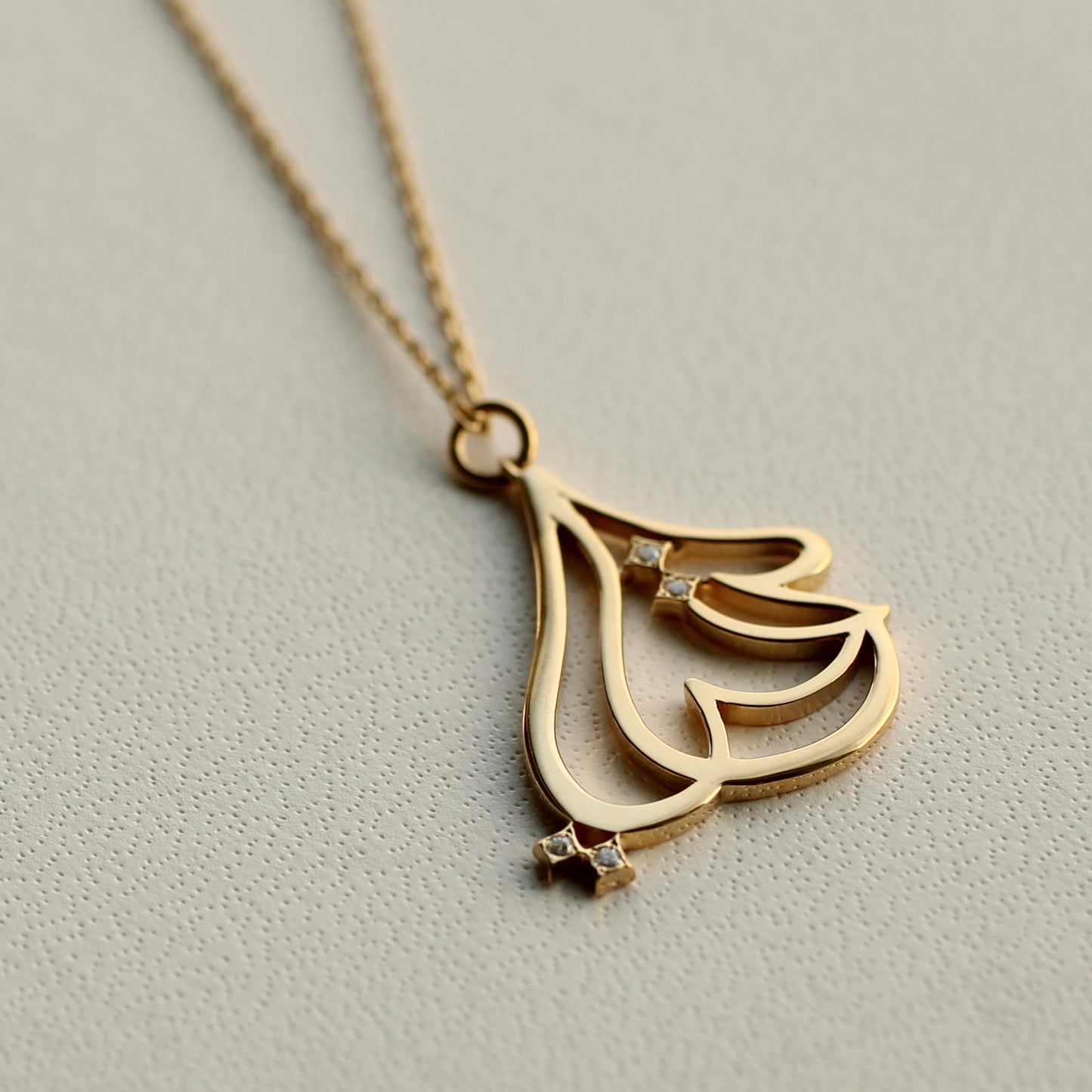 K18/K10 Arabic My Heart　（マイライフ）ネックレス